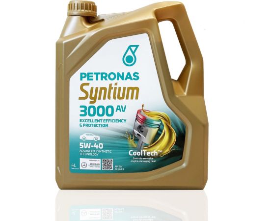 Синтетическое моторное масло Petronas SYNTIUM 3000 AV, 5W40, 4 л 70179K1YEU/18284019 70179K1YEU 