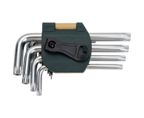 Набор ключей TORX Г-образных длинных с отверстием 15 предметов ROCKFORCE RF-5151LT – изображение 2