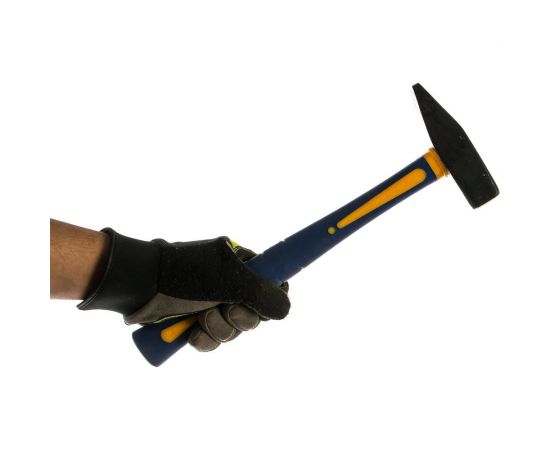 Слесарный молоток с фибергласовой рукояткой 800 г KRAFT KT 700704 – изображение 2