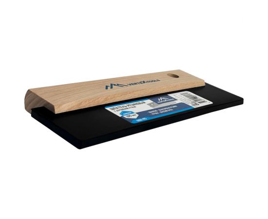 Резиновый шпатель vertextools 195 мм, с деревянной ручкой 1606-195 – изображение 3