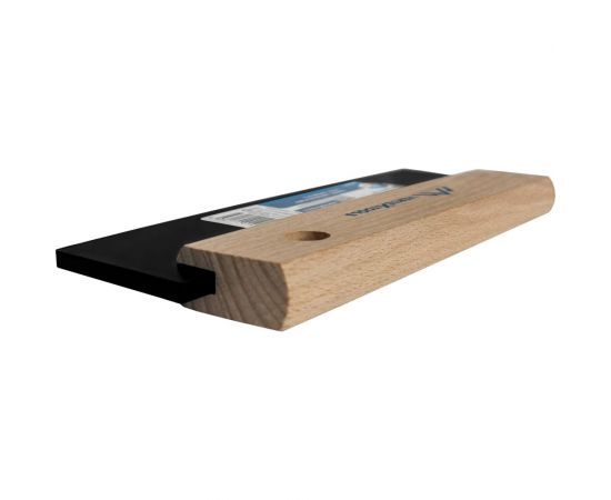 Резиновый шпатель vertextools 195 мм, с деревянной ручкой 1606-195 – изображение 4