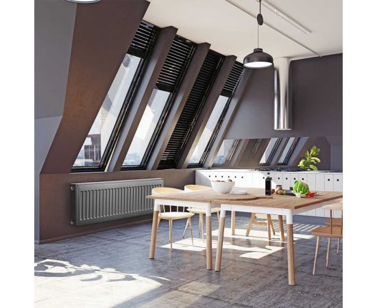 Панельный радиатор ROYAL THERMO VENTIL COMPACT VC22-500-800 Noir Sable M НС-1453173 – изображение 2