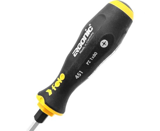 Ударная крестовая отвертка Felo Ergonic PZ1x80 45110240 – изображение 3