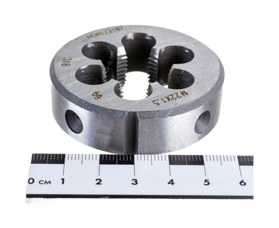 Плашка HORTZ М22x1.5 9ХС 204054 – изображение 2