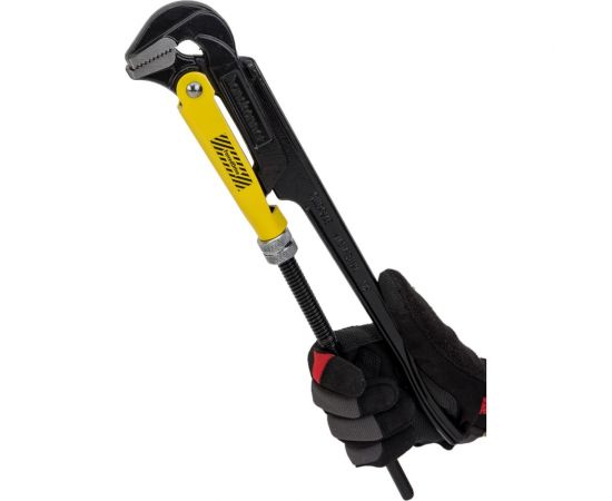 Трубный рычажный ключ Hanskonner 1,5"", №2, 400мм, 90, CrV , закалённые губки HK1045-03-P15 – изображение 4