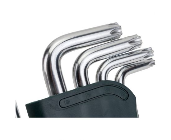 Набор ключей TORX Г-образных длинных с отверстием 15 предметов ROCKFORCE RF-5151LT – изображение 4