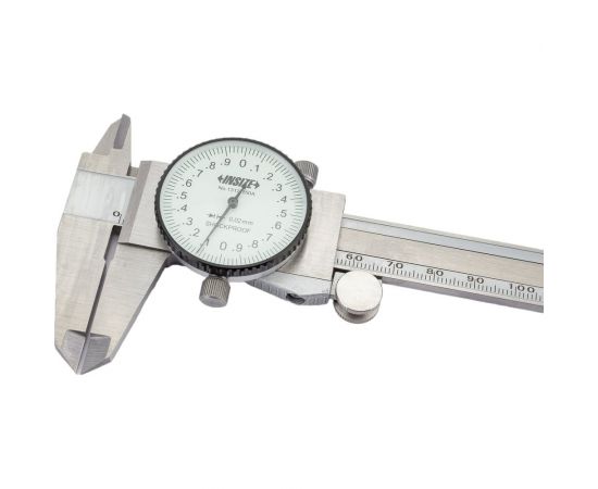 Штангенциркуль INSIZE Шцк-150 0.02мм вылет губок 40мм противоуд с вспом роликом 1312-150A – изображение 7