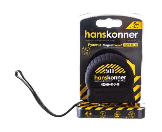 Рулетка Hanskonner 5x19 HK2010-01-5-19 – изображение 5
