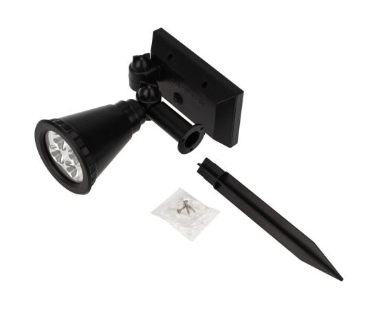 Светильник прожектор Lamper NEW AGE RGB на солнечной батарее, LED монтаж на стену, колышек 602-237 – изображение 2