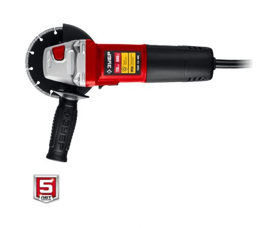 Угловая шлифовальная машина ЗУБР 115 мм, 800 Вт УШМ-115-805 – изображение 11