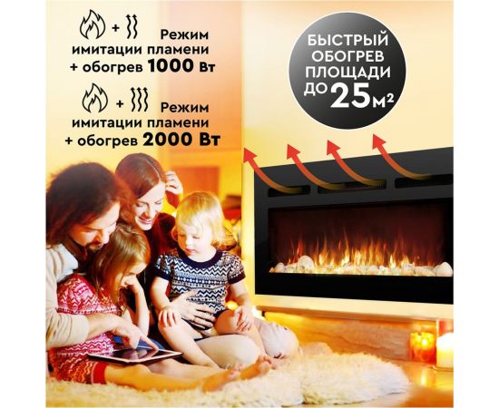 Электрокамин Planta MULTICOLOR 40" PFP-INS040 – изображение 3
