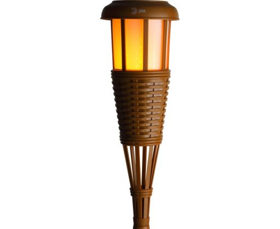 Садовый светильник ЭРА ERASF22-35 Факел бамбук, на солнечной батарее, 90 см, Б0053383 