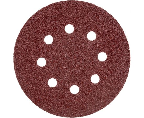 Круг шлифовальный на липучке (10 шт; 125 мм; 8 отверстий; Р40) Калибр 00000001312 