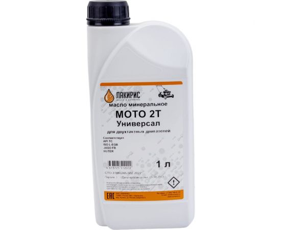 Масло универсальное для 2-х тактных двигателей Мото 2т 1 л Лакирис 78525 