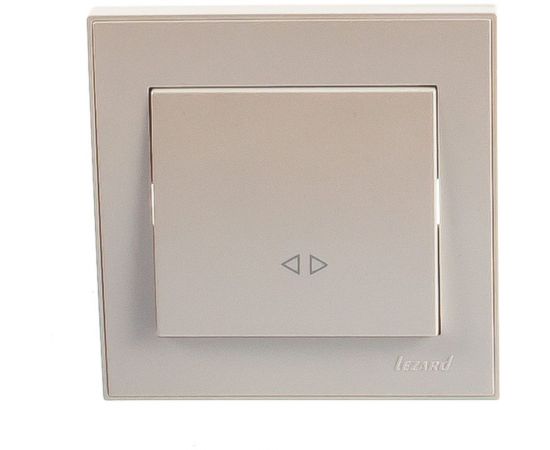 Промежуточный выключатель LEZARD RAIN жемчужно-белый металлик 703-3030-107 