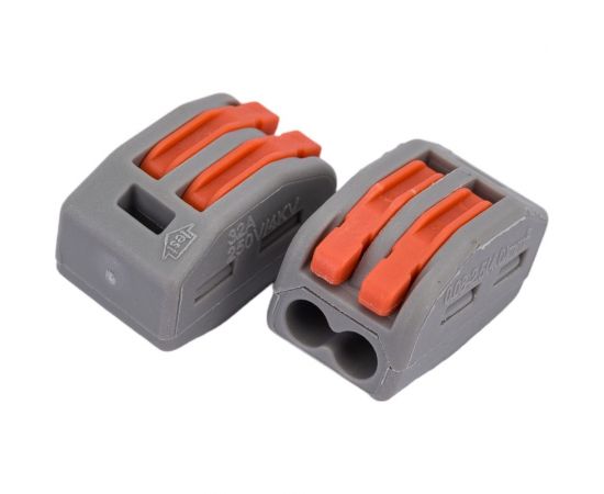 Универсальная монтажная клемма General Lighting Systems GTER1-02 2-проводная упаковка 50 штук 2500 800481 