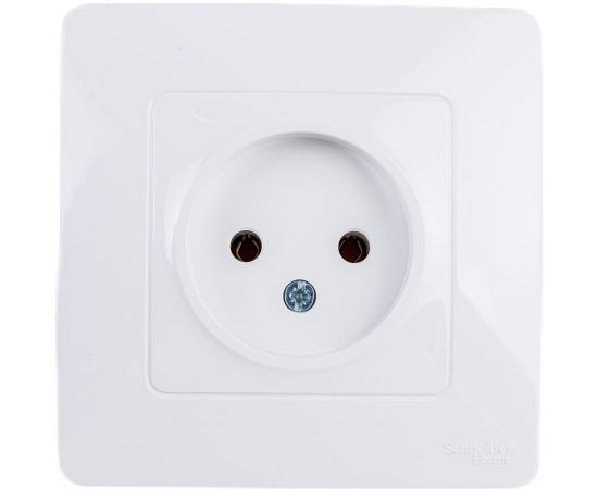 Розетка Schneider Electric BLANCA без заземления без шторок БЕЛЫЙ BLNRS000011 