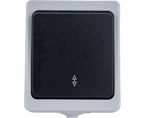 Одинарный накладной выключатель на два контакта HOROZ ELECTRIC 112-100-0007 10A/250V IP54 ATOM (1-GANG TWO WAY SWIT HRZ01001529 