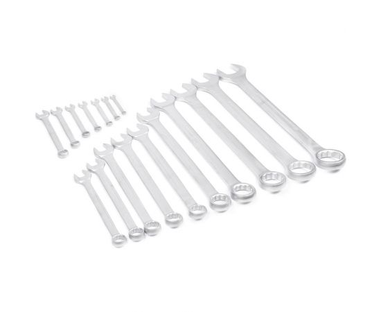 Набор комбинированных ключей HORTZ 17 штук, 8-55, хромированные HOR 996894 