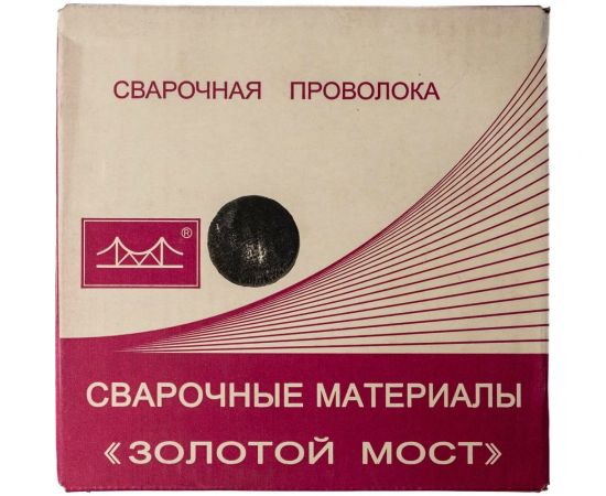 Проволока сварочная омеднённая JQ.MG50-6/ER70S-6 0.8 мм, 5 кг GOLDEN BRIDGE 133 