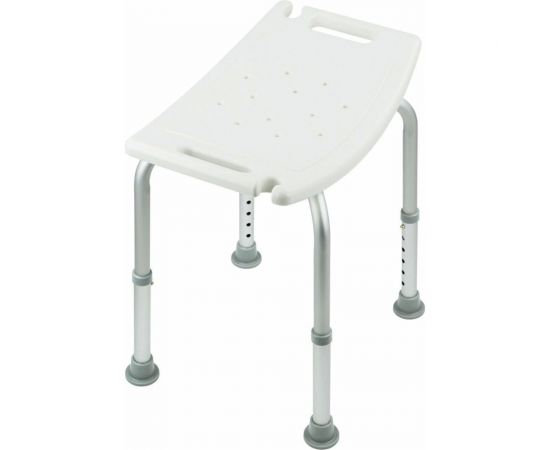 Стул-сиденье для купания в душе и ванной BRABIX Титан прямоугольный, регулировка высоты ножек под любой рост 532620 