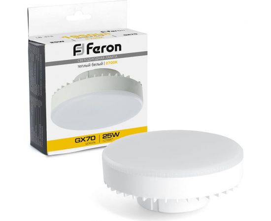 Светодиодная лампа FERON LB-474 GX70 25W 2700K 38268 