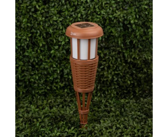 Садовый светильник ЭРА ERASF22-35 Факел бамбук, на солнечной батарее, 90 см, Б0053383 – изображение 8