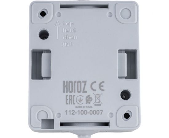 Одинарный накладной выключатель на два контакта HOROZ ELECTRIC 112-100-0007 10A/250V IP54 ATOM (1-GANG TWO WAY SWIT HRZ01001529 – изображение 4