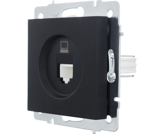 Компьютерная розетка Lezard VESNA чёрный бархат 742-4288-139 – изображение 6