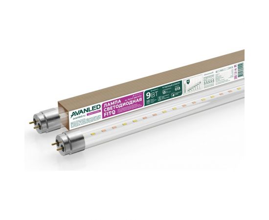 Фито лампа AVANLED AL Т8-9-F-600 FITO 12206021 – изображение 3