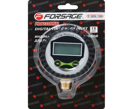 Индикатор давления цифровой для пневмосистем 1/4"" (PSI, KPA, BAR, KGF/CM2) Forsage 26076 F-SDG-100 – изображение 6