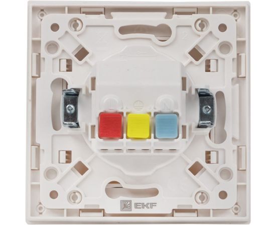 1-местная розетка EKF PROxima Стокгольм, с заземлением, 16А, белая, с защитными шторками EXR16-028-10 – изображение 4