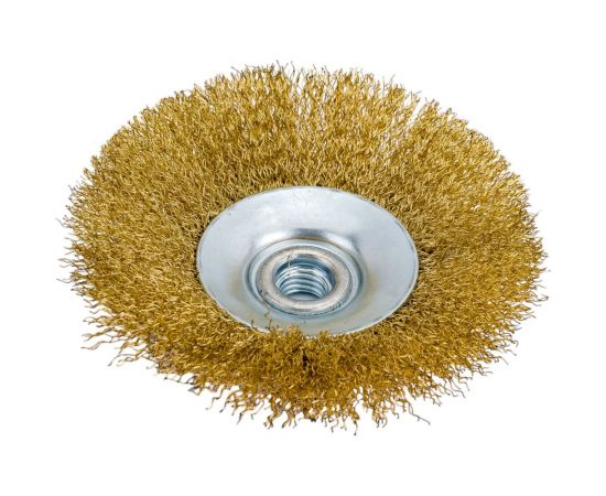 Щетка для МШУ тарелка (115 мм, М14, металлическая проволока) Калибр 00000041866 – изображение 5