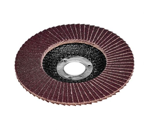 Круг лепестковый торцевой F1 (125х22.2 мм; Р80) Cuttori 200005 – изображение 2