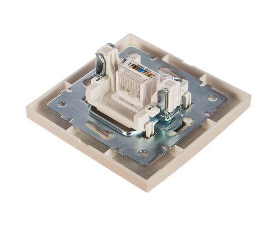 LEZARD 703-3030-139 RAIN Розетка компьютерная жемчужно-белый металлик – изображение 2