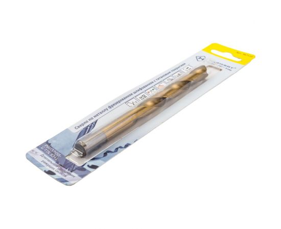 Сверло по металлу Dinamic-TIN (11х142 мм; Р9М3) HAGWERT 567110 – изображение 3