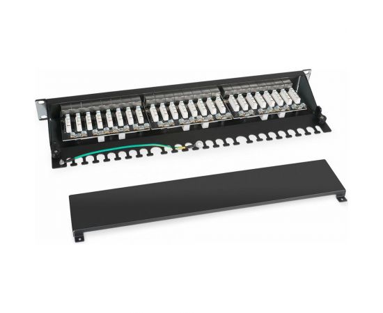 Патч-панель Cabeus 1U, 24 порта, RJ-45, категория 6a, экранированная, PL-24-Cat.6a-SH-Dual – изображение 5