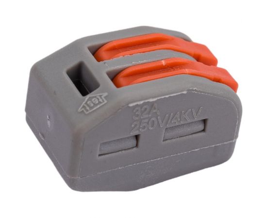 Универсальная монтажная клемма General Lighting Systems GTER1-02 2-проводная упаковка 50 штук 2500 800481 – изображение 3