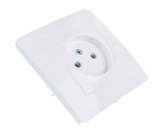 Розетка Schneider Electric BLANCA без заземления без шторок БЕЛЫЙ BLNRS000011 – изображение 2
