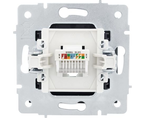 Компьютерная розетка Lezard VESNA чёрный бархат 742-4288-139 – изображение 3