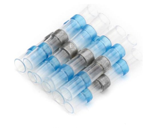 Термоусаживаемая гси STEKKER Ld302-1525 с припоем 1,5-2,5 мм 27a, прозрачный/голубой (diy упак 10шт), 49161 – изображение 5