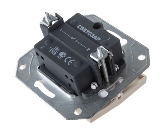 Одноклавишный выключатель с индикатором Светозар_ ЭФФЕКТ, SV-54431-B – изображение 4