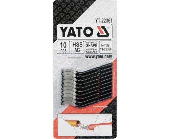 Лезвия для карандаша-фаскоснимателя YATO 10шт YT-22361 – изображение 2