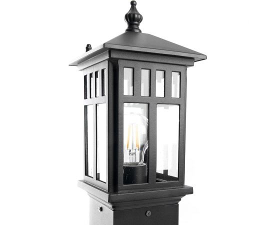 Садово-парковый светильник FERON PL676 столб 60W 230V E27, черный 11691 – изображение 10