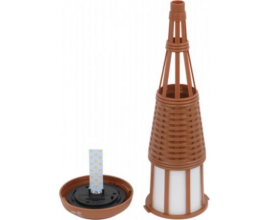 Садовый светильник ЭРА ERASF22-35 Факел бамбук, на солнечной батарее, 90 см, Б0053383 – изображение 6