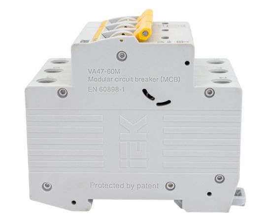 Автоматический выключатель IEK ВА47-60M 3Р 4А 6кА D MVA31-3-004-D – изображение 4