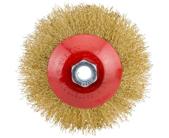 Щетка для МШУ тарелка (115 мм, М14, металлическая проволока) Калибр 00000041866 – изображение 3