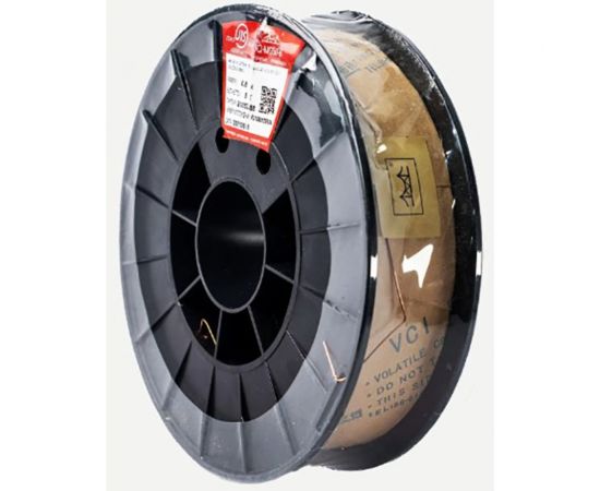 Проволока сварочная омеднённая JQ.MG50-6/ER70S-6 0.8 мм, 5 кг GOLDEN BRIDGE 133 – изображение 4