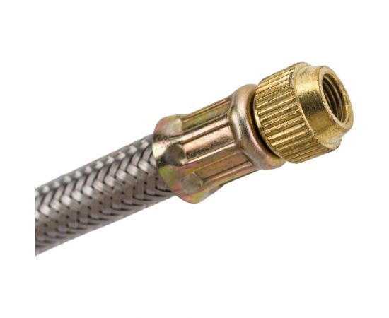 Шланг подкачки внутреннего колеса ДАЛИ-авто 35 см, металлическая оплетка DA-NP349 – изображение 2