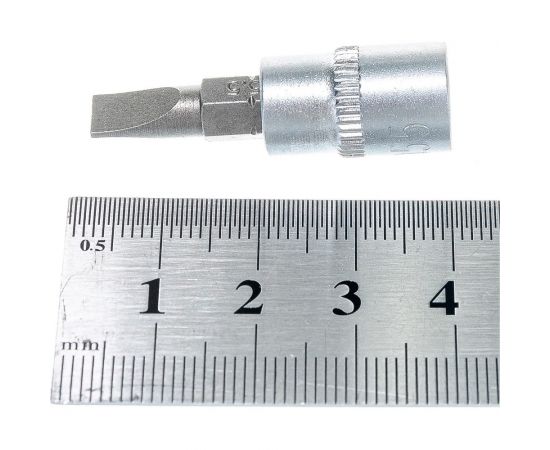 Головка со вставкой SL (1/4"", 1,0x5,5 мм) AV Steel AV-504155 – изображение 6